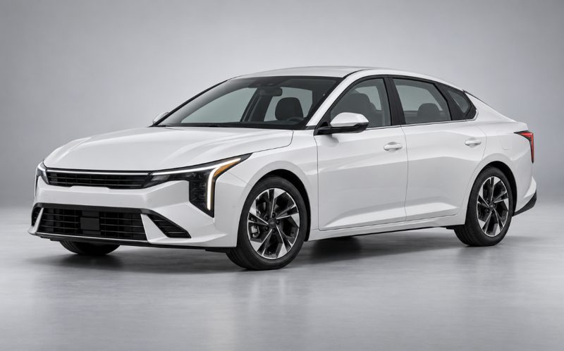 Kia K4 לבנה